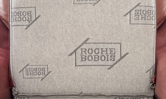 Image 1 of Sofá 3 plazas ROCHE BOBOIS modelo ST ANDREW en cuero cerezo