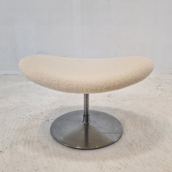 Image 1 of Vintage globe fauteuil met voetenbankje van Pierre Paulin voor Artifort, 1960