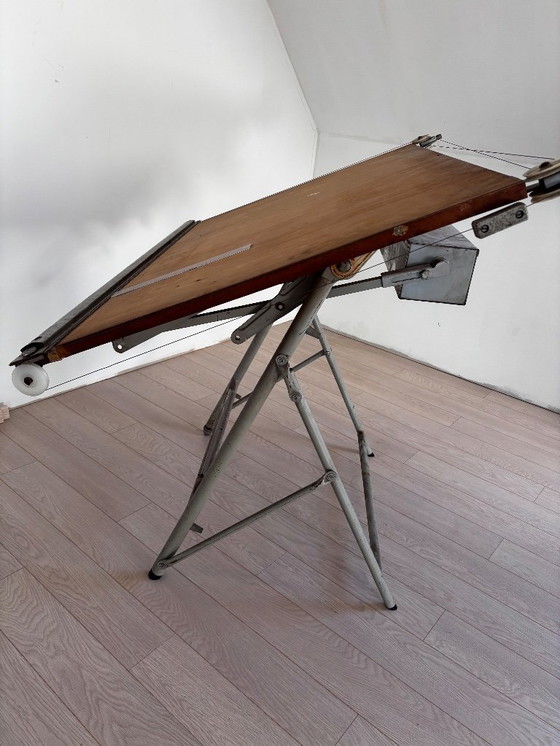 Image 1 of Vintage drawing table UNIC