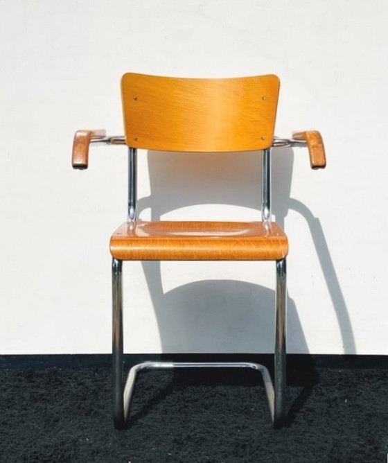 Image 1 of 3 vintage stoelen Mart Stam [ Bauhaus ] industrieel 1930s