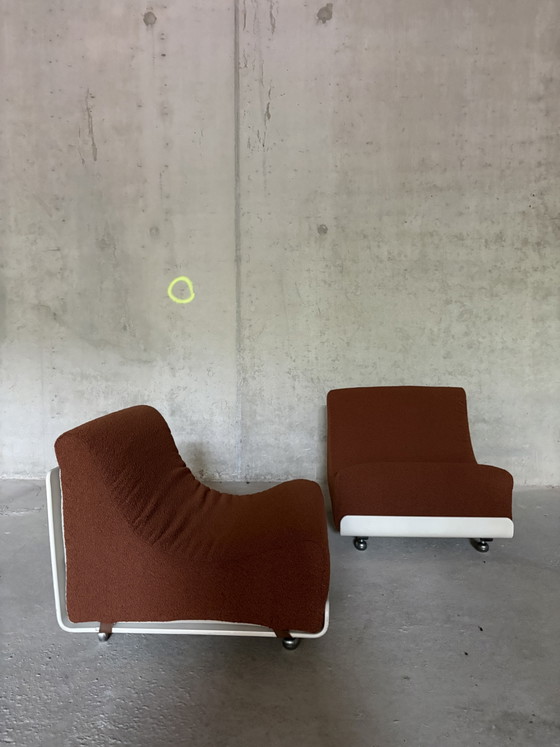 Set (2) “Orbis” Lounge Stoelen – COR, Fauteuils, Wood, Textile (photo 3 of 5)