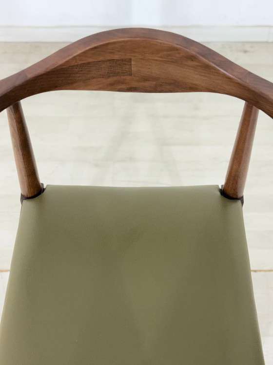Very nice retro chair / retro vintage living room chair / dining room chair / Danish style chair (photo 7 of 8)