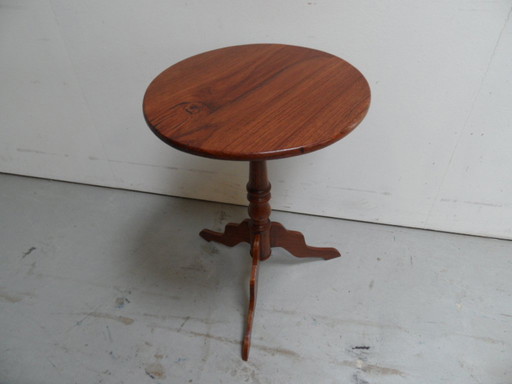 Antique round side table