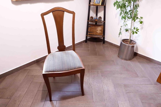 Image 1 of Ensemble de 4 chaises de salle à manger Art Nouveau