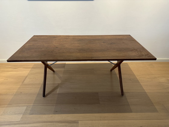 Image 1 of Vintage AT 303 Eettafel, Hans Wegner & Andreas Tuck 1950s
