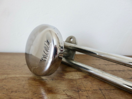 Image 1 of Perchero de pared, metal cromado, años 70