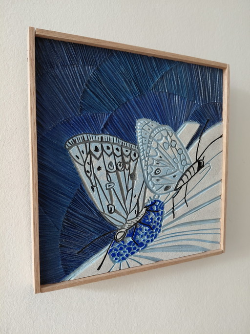 Silent Meeting in Moonlight – schilderijen tekeningen, Wood, Other (photo 2 of 3)