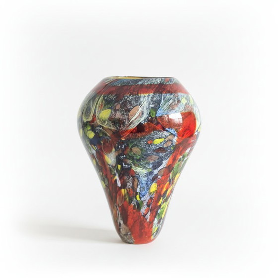 Rare Dino Martens For Aureliano Toso Murano Tutti Frutti Vase - 1950s – Glass, Murano Glass (photo 17 of 18)