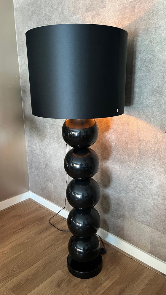 Image 1 of Stout Lighting Milano Floor Lamp Black-Champagne Eric Kuster
