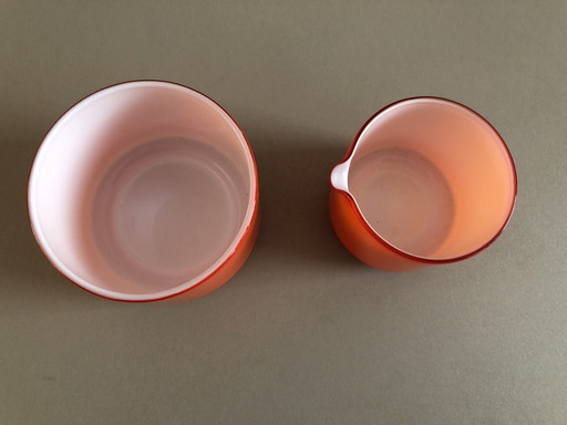 Holmegaard Palet suiker en melkkan