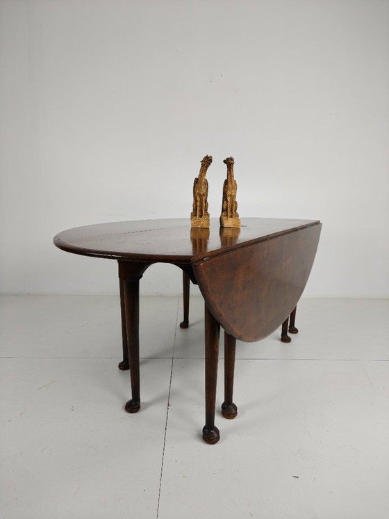 Image 1 of Tavolo da pranzo antico inglese LOP – Vittoriano – 8 gambe