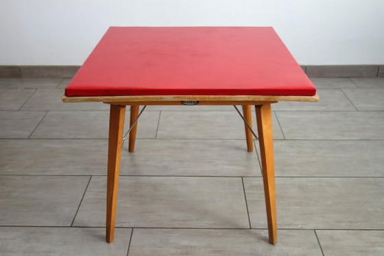 Image 1 of Folding coffee table, Plidéal, 1950s