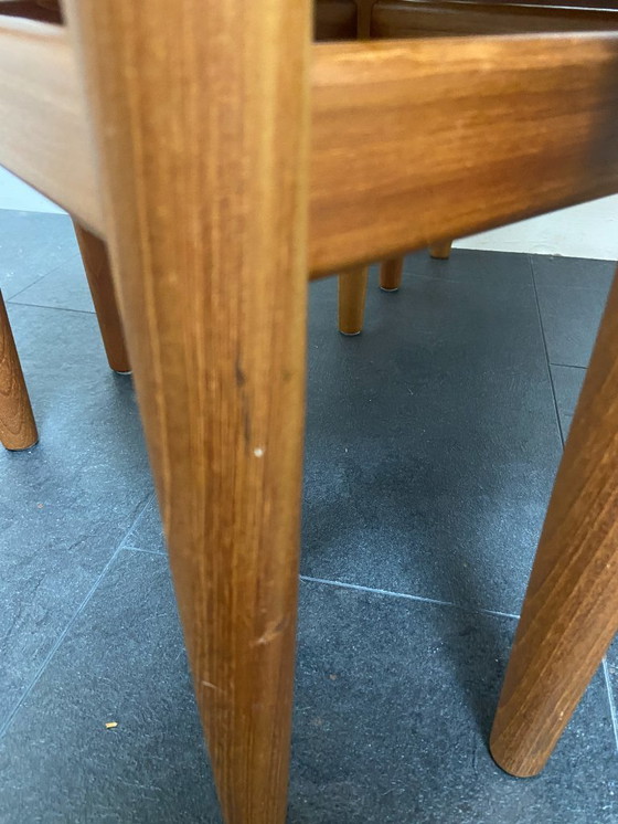 Image 1 of Vintage mimi-set/3 nesting tables van massief teakhout