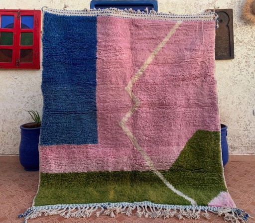 Beni Ouraine tapijt, handgeweven, traditioneel ambacht, afmeting 1,5/2,5 m – Alias, vloerkleden en tapijten, Wool