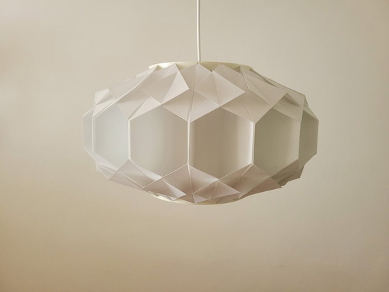 Image 1 of Vintage Facett pendant lamp by Lars Schioler for Hoyrup 1974