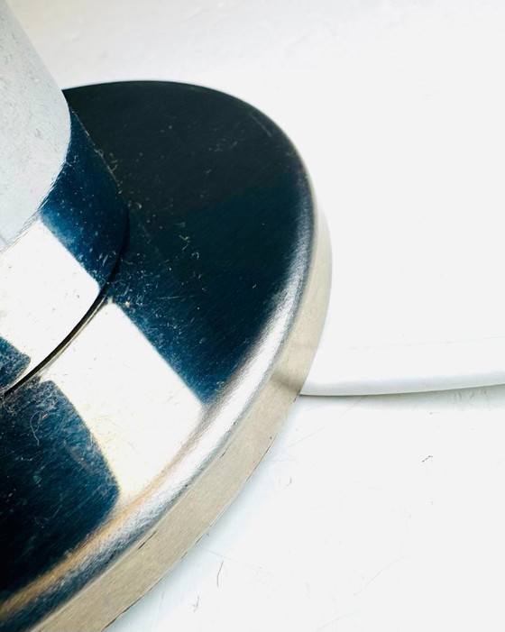 Image 1 of Lámpara de mesa cromada de Motoko Ishii para Staff Leuchten, Alemania, década de 1970