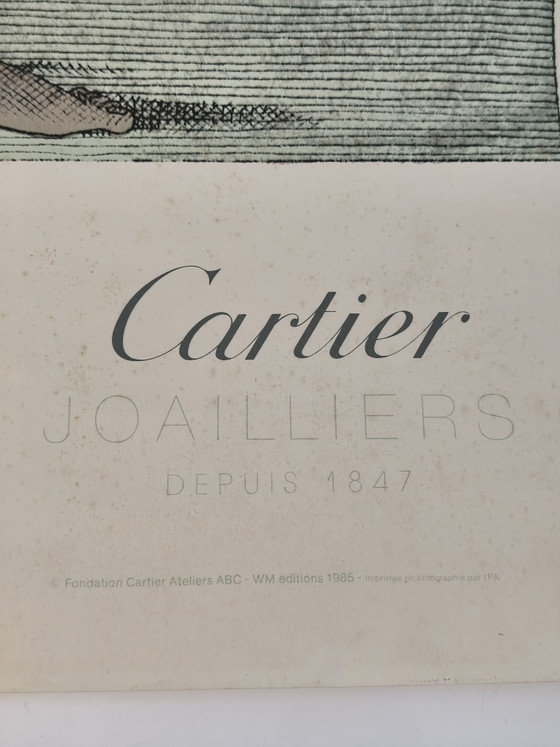 Grande poster Pierre Le Tan Cartier Joailliers 1985 – Le Tan Pierre, Decorazioni murali, Carta (photo 2 of 12)