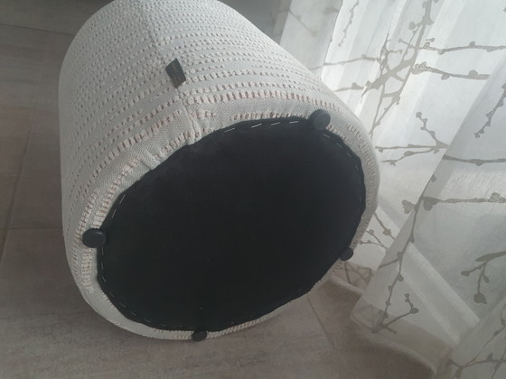 Image 1 of Authentic Design - Custom-made Round Pouffe - Zimmer + Rohde “Caroline Elm” Hodsoll McKenzie Fabric