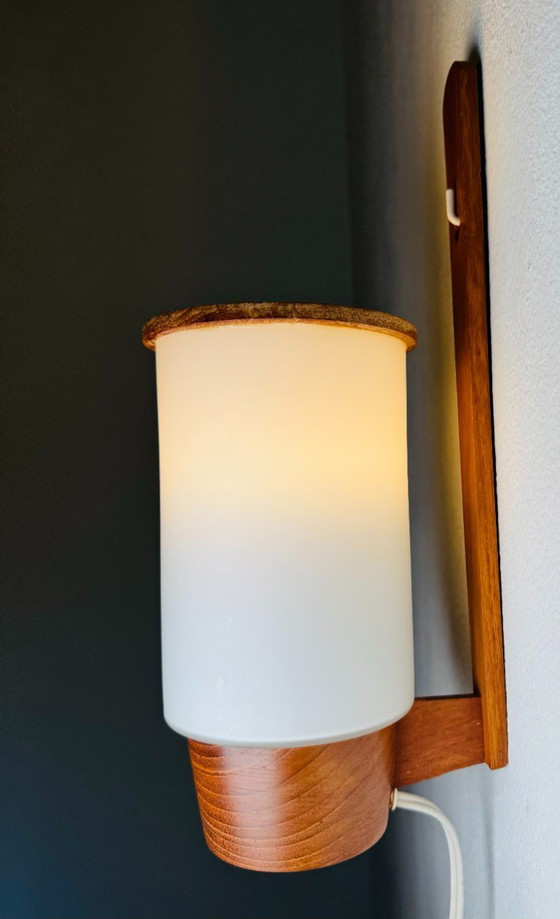 Image 1 of Cylindrical wall lamp by Uno & Östen Kristiansson for Luxus, Sweden, 1960s