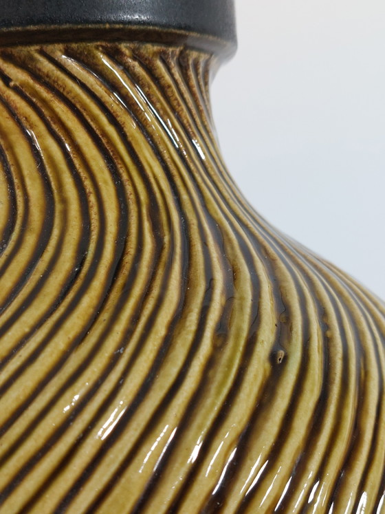 Image 1 of Large yellow vintage ceramic floor vase, Carstens Tönnieshof