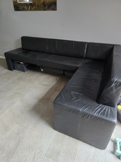 Eethoek Bank Van Koeien Leder. – hoekbanken, Leather