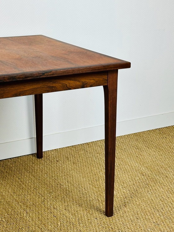Image 1 of Skandinavischer Esstisch aus Palisanderholz mit Ausziehplatten, 1960