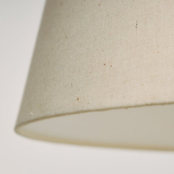 Image 1 of MK10240 Teak and brass floor lamp