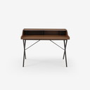 Urseline Desk European Walnut - Ligne Roset Designer: Pierre Paulin