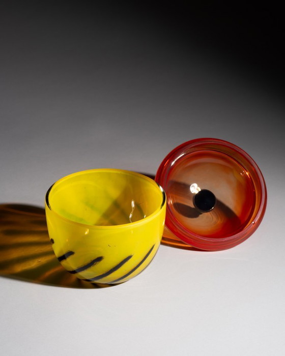 Image 1 of Rosenthal Studio Line « Kontiki » Nanny Still (1993) Carafe H37cm et coffret avec couvercle