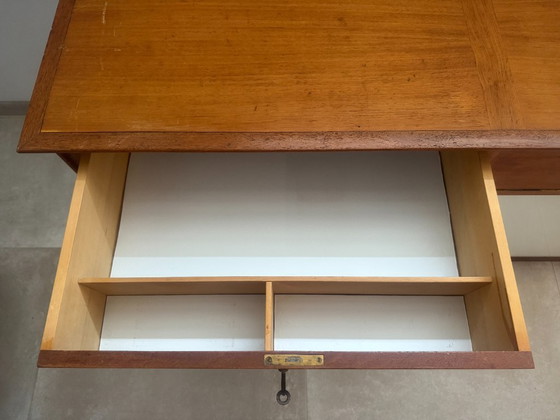 Vintage 50's Hand-Made Wooden Sideboard (photo 10 of 15)