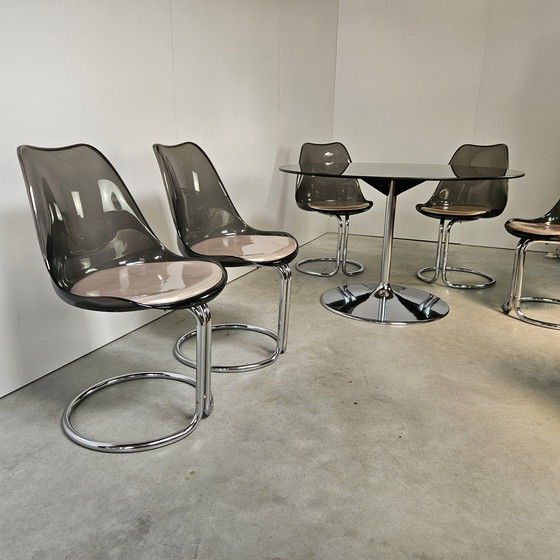 Image 1 of Vintage Space Age dining set seventies