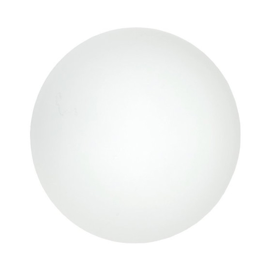 Image 1 of Vintage Peill & Putzler spherical flush-mount light, model 71207 (1970s), opal glass, UFO/retro style.