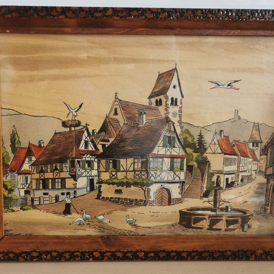 Image 1 of Antique Wooden Tray