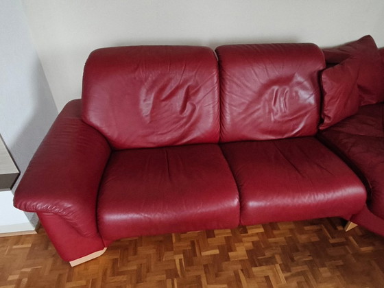 Image 1 of Stressless Paradise woonkamerset – Leder Bordeauxrood - Ekornes