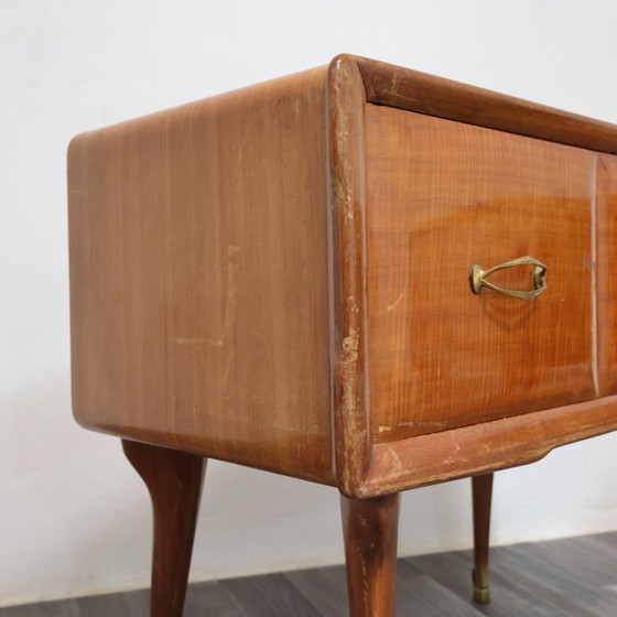 Image 1 of Coppia Di Comodini Gio Ponti Style Mid-Century 1950’s Modernariato Design