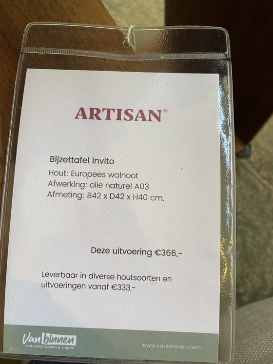Artisan Invito Bijzettafel - Europees Walnoot – Wood (photo 5 of 5)