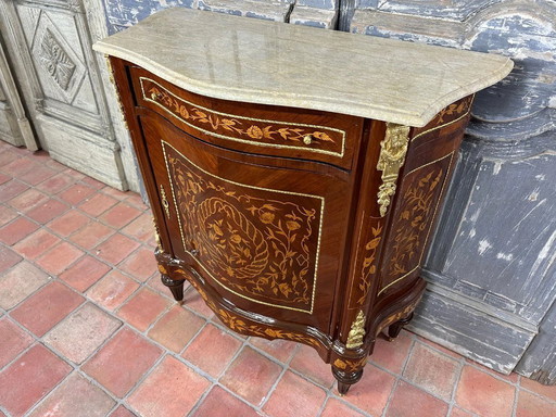 A magnificent marquetry commode - Napoleon III style