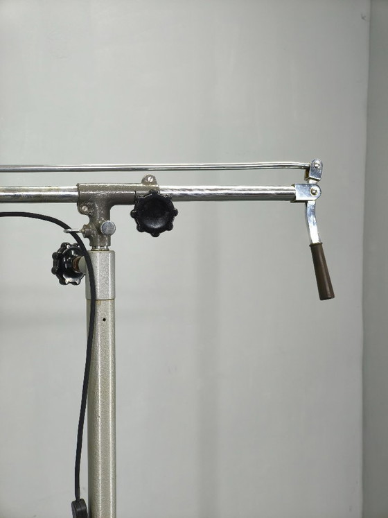 Image 1 of Tsjechische industriële chirurgische vloerlamp uit een militair ziekenhuis, jaren 1950