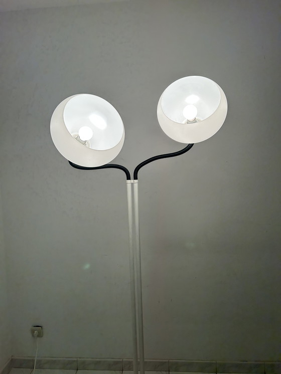 Image 1 of Lampada da terra vintage a forma di fungo, stile spaziale Hala