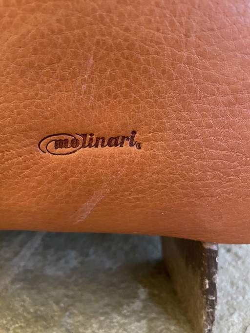 Molinari Leren 3 Zitsbank