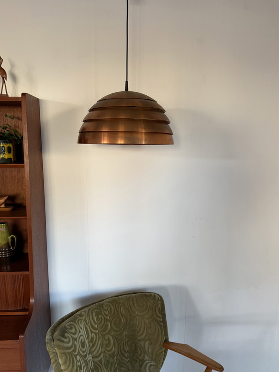 Image 1 of Lampada a sospensione vintage in rame 'Beehive', Hans Agne Jakobsson anni '70