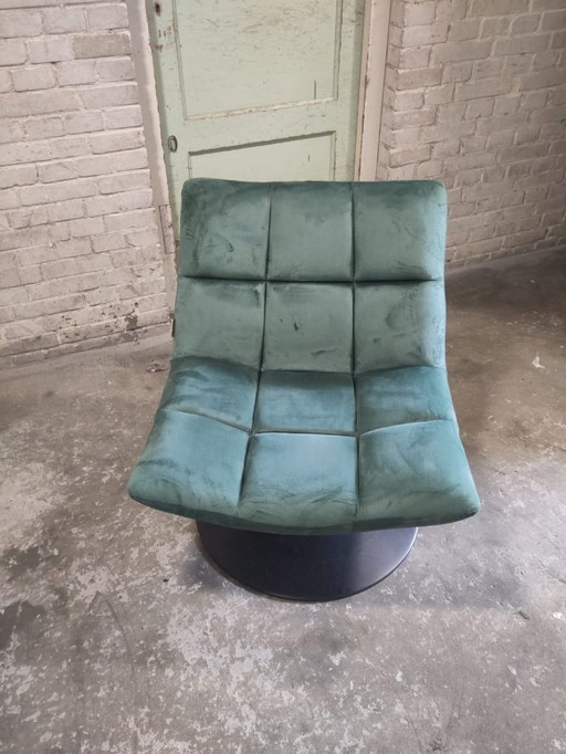 Bellissima poltrona di design verde scuro "DUTCHBONE"