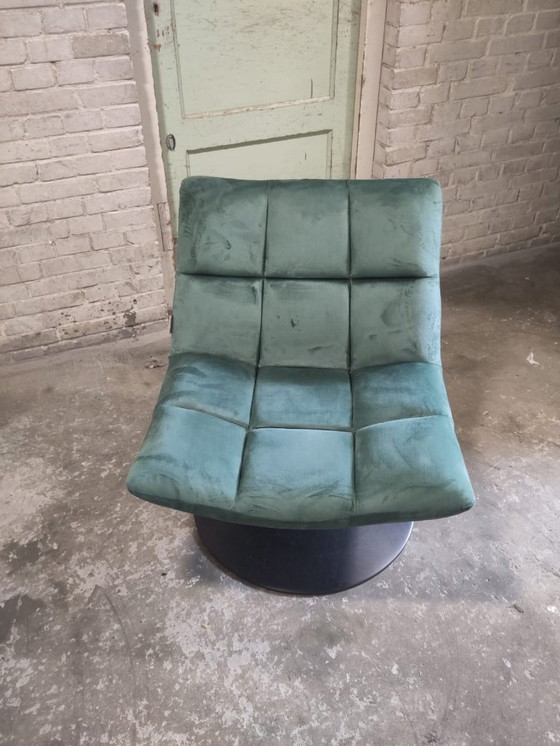 Image 1 of Hermoso sillón de diseño "DUTCHBONE" en color verde oscuro