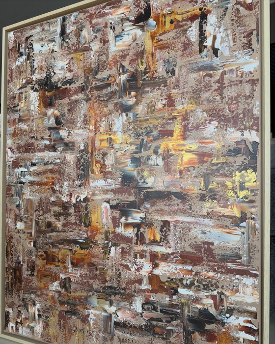 Image 1 of Artwork 90x70cm incl. floating frame