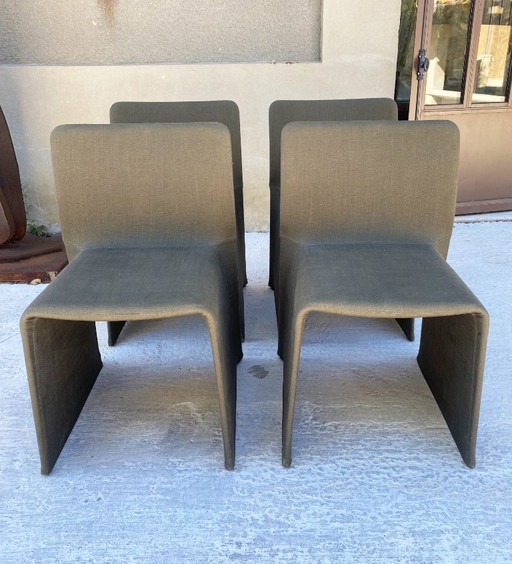 Patricia Urquiola 4 sedie Glove Molteni Edition