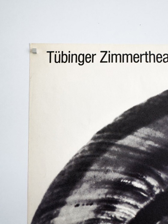 Image 1 of 🎭Die Geburtstagsfeier – c.1970 – Original Poster by F+R Grindler for Tübinger Zimmertheater | 84 × 59 cm | West Germany