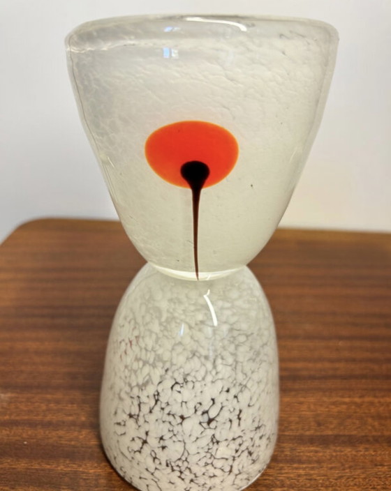 Image 1 of Murano glazen kaarsenstandaards uit de jaren 70.