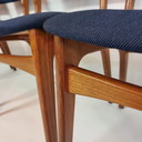 Ensemble de 4 chaises vintage au design danois - Ib Kofod-Larsen