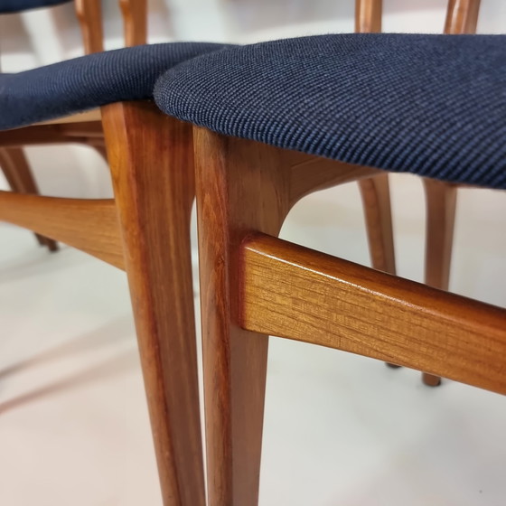 Image 1 of Set of 4 Vintage Danish Design Chairs - Ib Kofod-Larsen