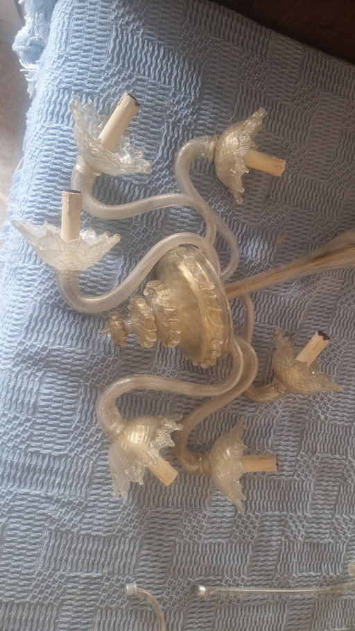 Murano glass chandelier